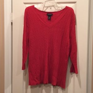 Lane Bryant cable knit pullover sweater
